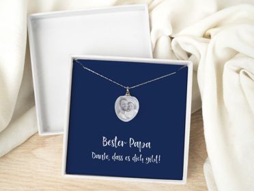 Geschenkschachtel Kette Motiv Papa