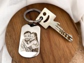 Gravierter Schlüsselanhänger