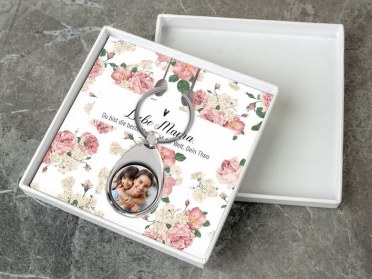Geschenkschachtel Schlüsselanhänger Motiv Mama