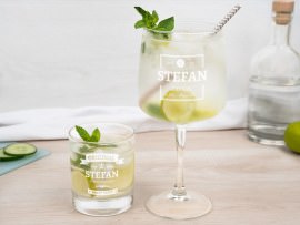 Gingläser mit Gravur