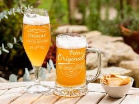 Biergläser mit Gravur