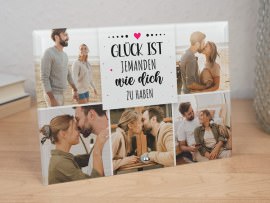 Fotoaufsteller aus Glas