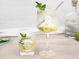 Gravierte Gingläser