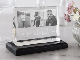 Personalisiertes Glasfoto