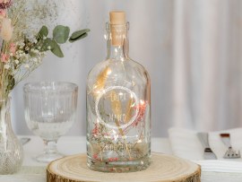 Flasche mit LED-Licht