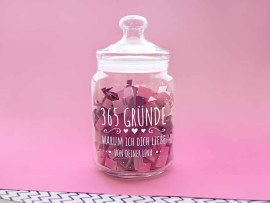 Keksglas 365 Liebes-Gründe