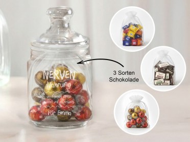 Schoko-Füllung für Keksglas klein