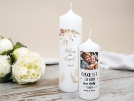 Personalisierte Kerzen