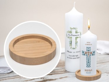 Untersetzer für Kerze