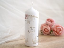 Kerze Motiv Hochzeit
