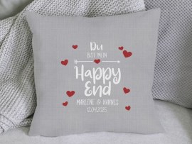 Kissen mit Liebes-Spruch