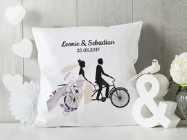 Kissen mit Spruch & Motiv besticken & bedrucken