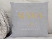 Besticktes Kissen Motiv Mama