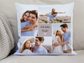 Premiumkissen Collage Ich liebe dich