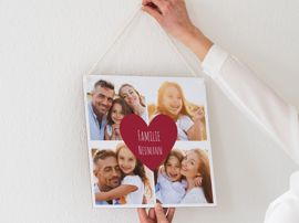 Magnettafel mit Foto Familie