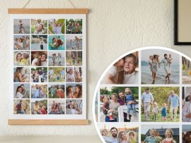 Poster-Adventskalender mit Familienfotos