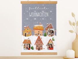 Poster-Adventskalender Titelbild Häuser