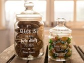 Graviertes Keksglas