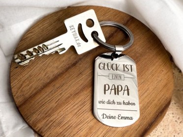 Porte-clés Gravé Pour Artisans - Personnalisation Incluse En Argenté