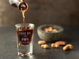 Graviertes Schnapsglas für Papa