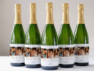 Sektetiketten Mengenrabatt