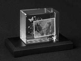 Leuchtsockel für Glasblock