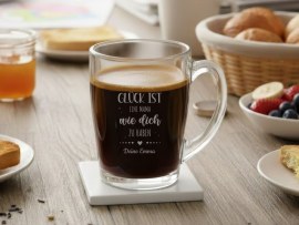 Personalisiertes Teeglas