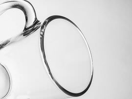 Teeglas mit Gravur Detail