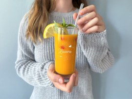 Trinkglas graviert mit Name