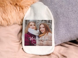 Wärmflasche bedruckt mit Foto