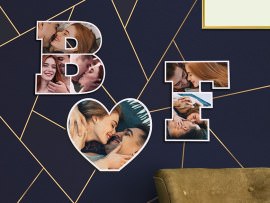 Deko-Buchstaben als Wanddeko