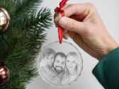 Glasanhänger mit Foto