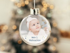 Christbaumschmuck mit Foto