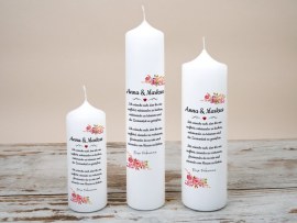 Kerze mit Foto Sortiment