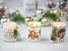 Wichtelgeschenk mit Windlichtern