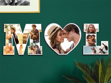 Deko-Buchstaben Liebe