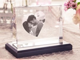 Glasfoto als Wohndeko
