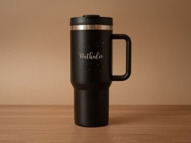 Thermobecher mit Gravur