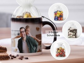 Zaubertasse mit Süßigkeitenfüllung