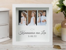 Bilderrahmen-Spardose zur Kommunion