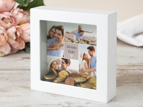 Bilderrahmen-Spardose Klein