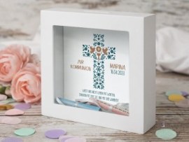 Bilderrahmen-Spardose zur Kommunion