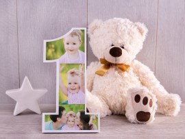 Deko-Zahl 1. Geburtstag