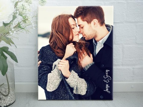 Leinwand mit Foto