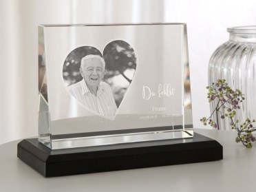 Glasfoto Trauer