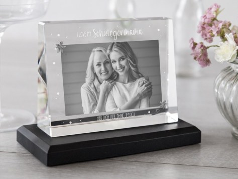 Glasfoto Schwiegermama