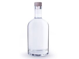 Breite gravierte Flasche groß