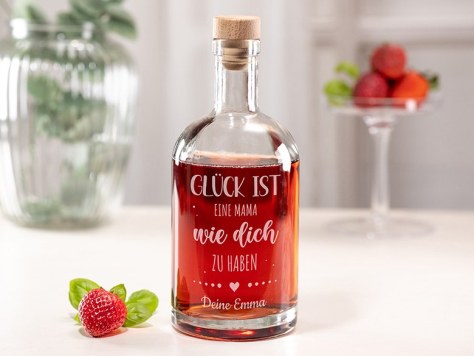 Gravierte Flasche Liebestrank