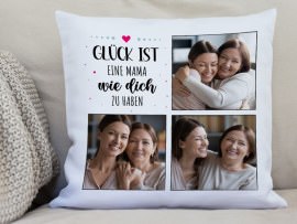 Fotokissen Glück ist