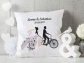 Kissen mit Foto und Text